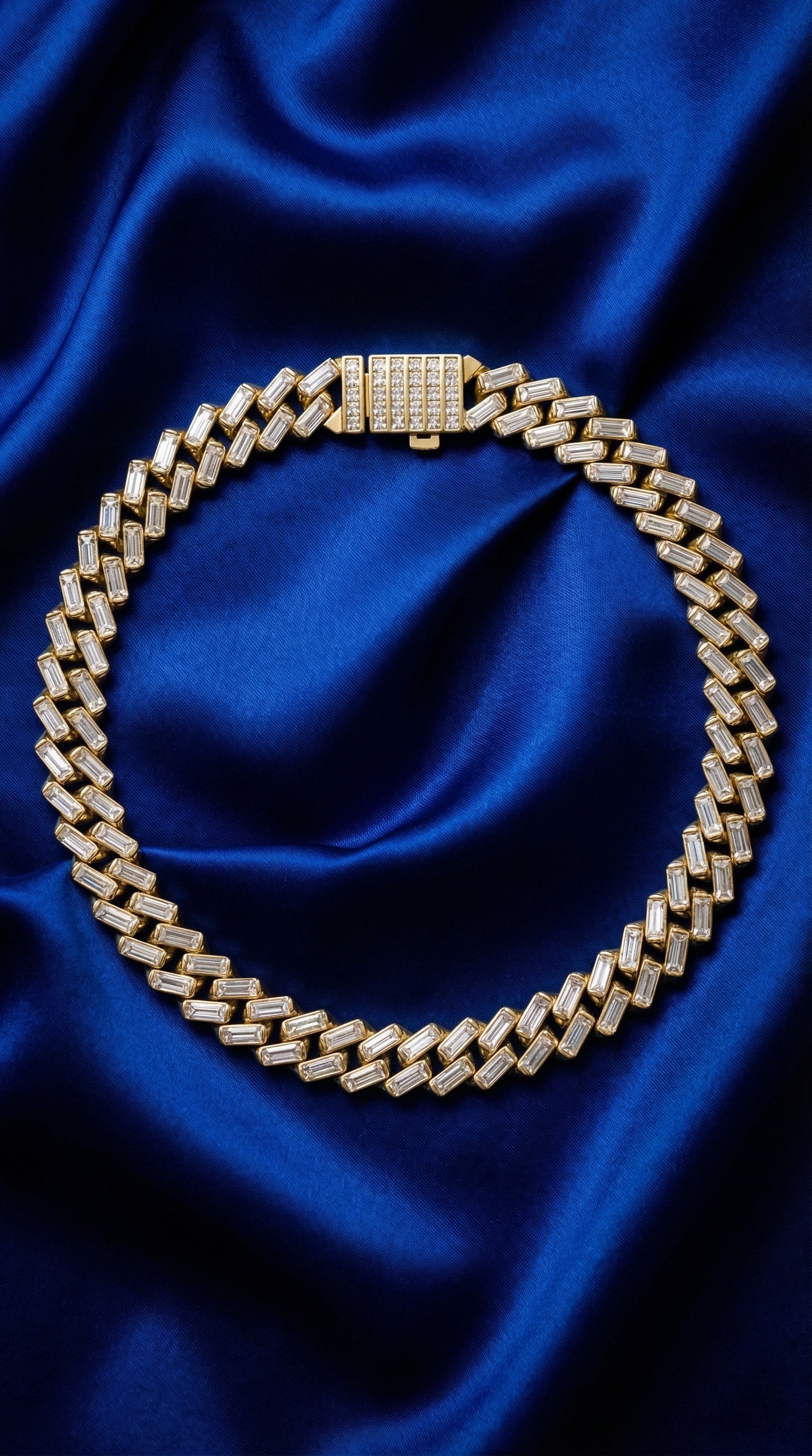 Baguette Necklace - Gold