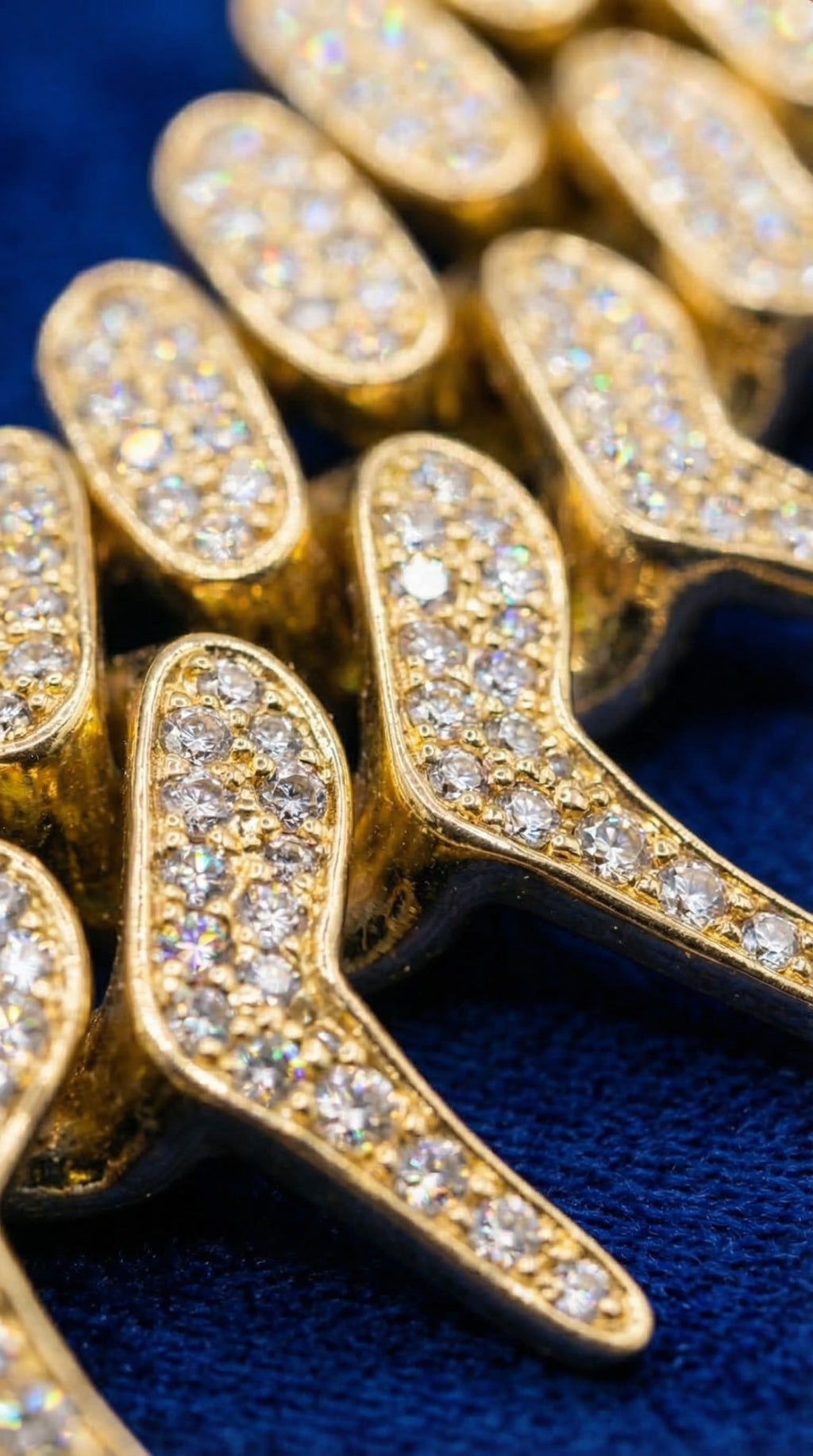 Bones Necklace - Gold