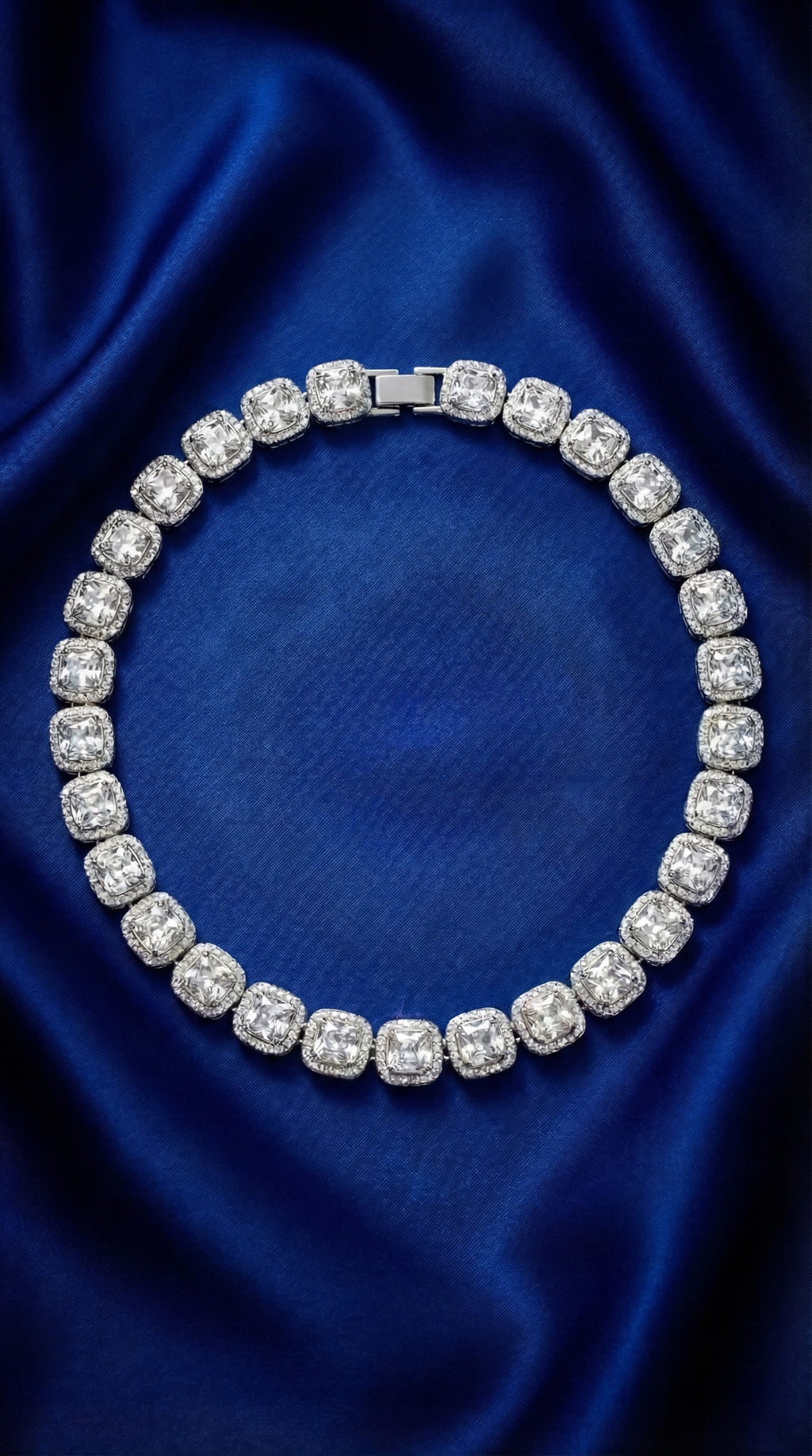Cluster Necklace - Silver