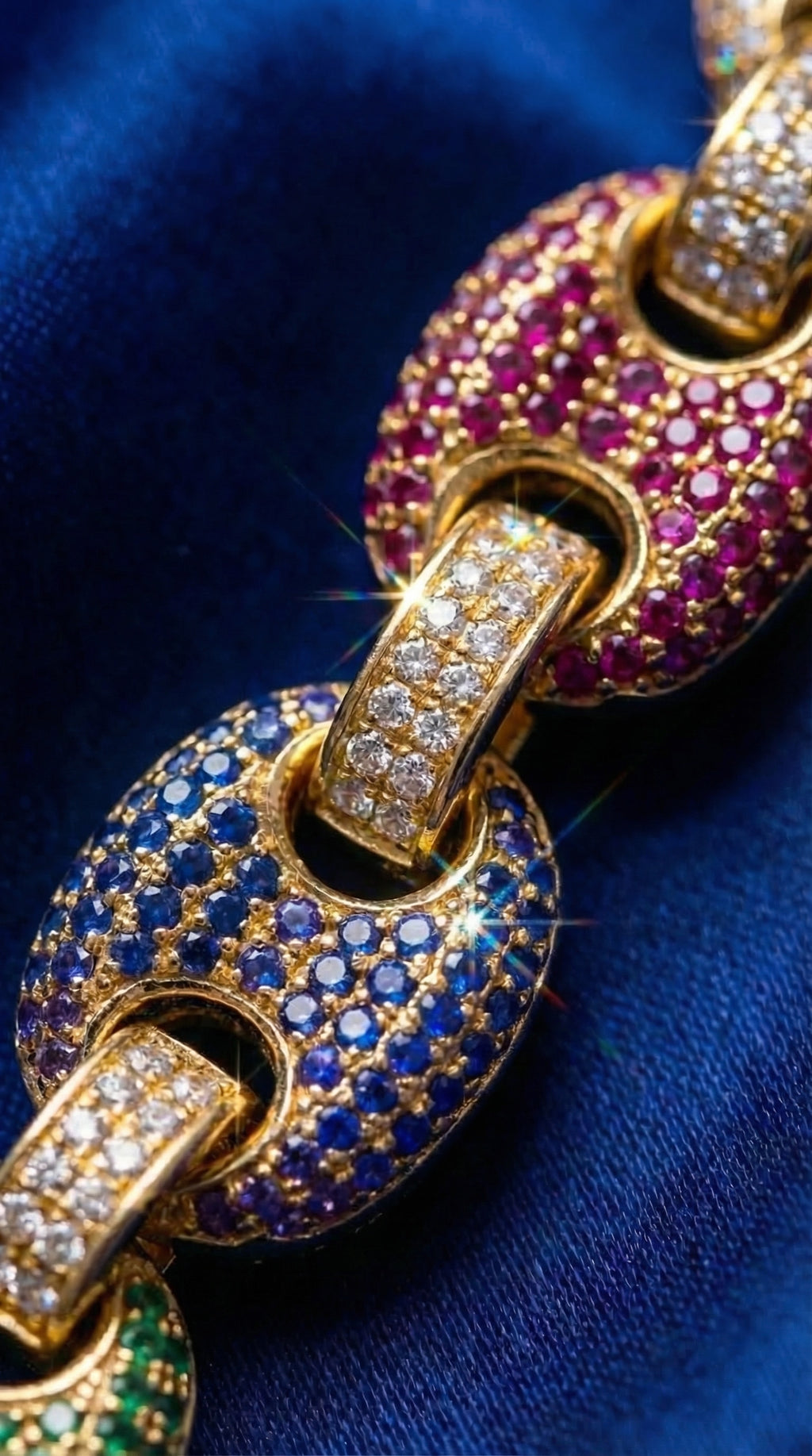 Gucci Colorful Necklace - Gold
