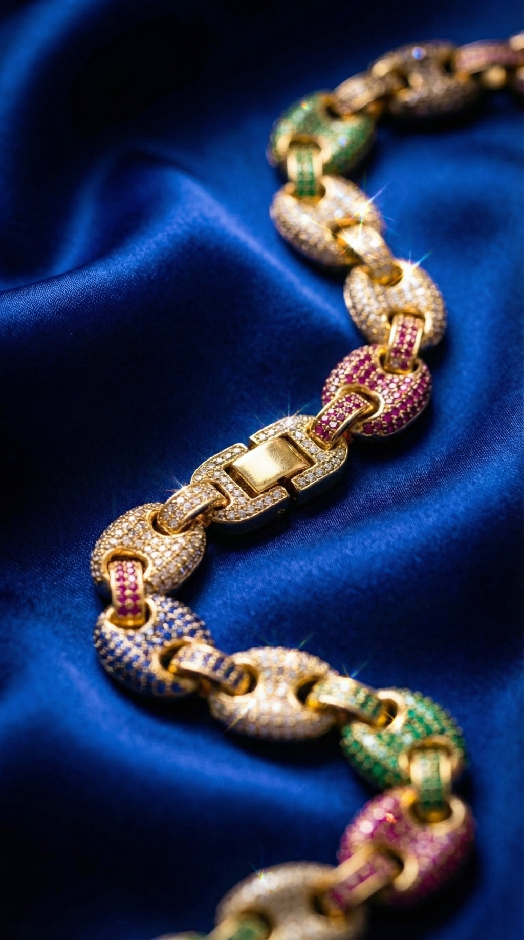 Gucci Colorful Necklace - Gold