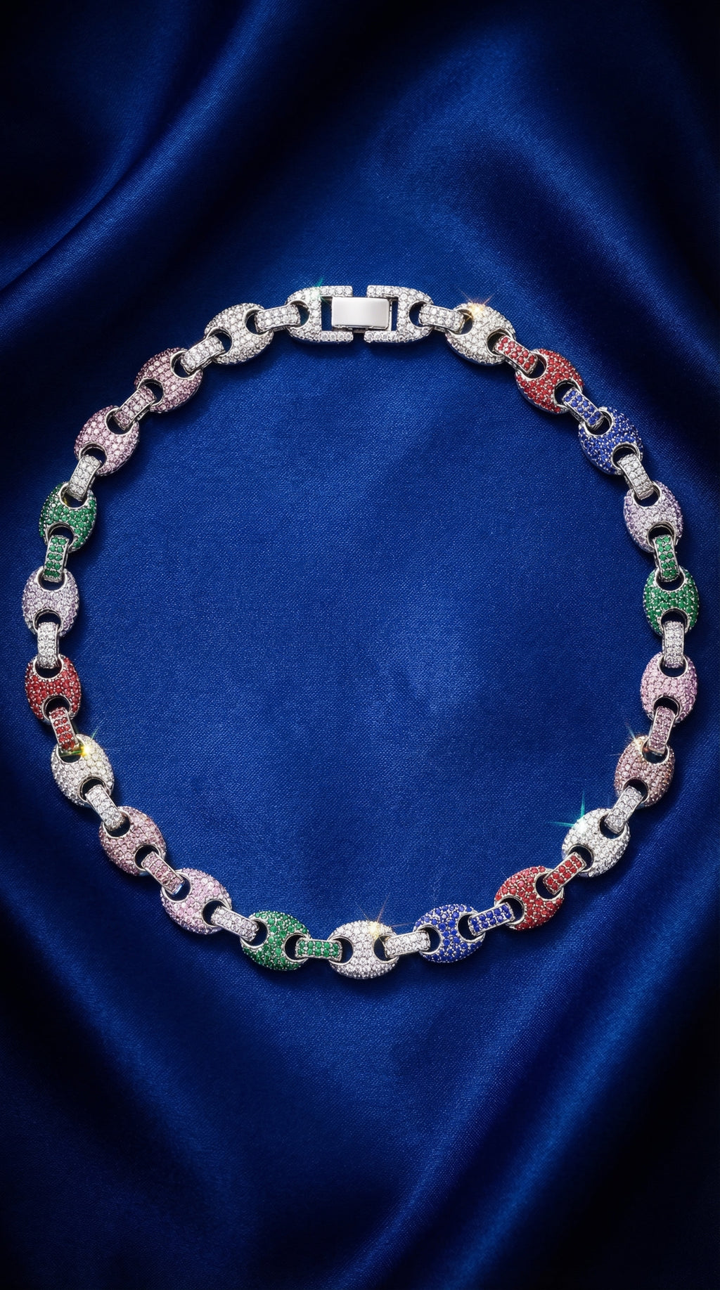 Gucci Colorful Necklace - Silver