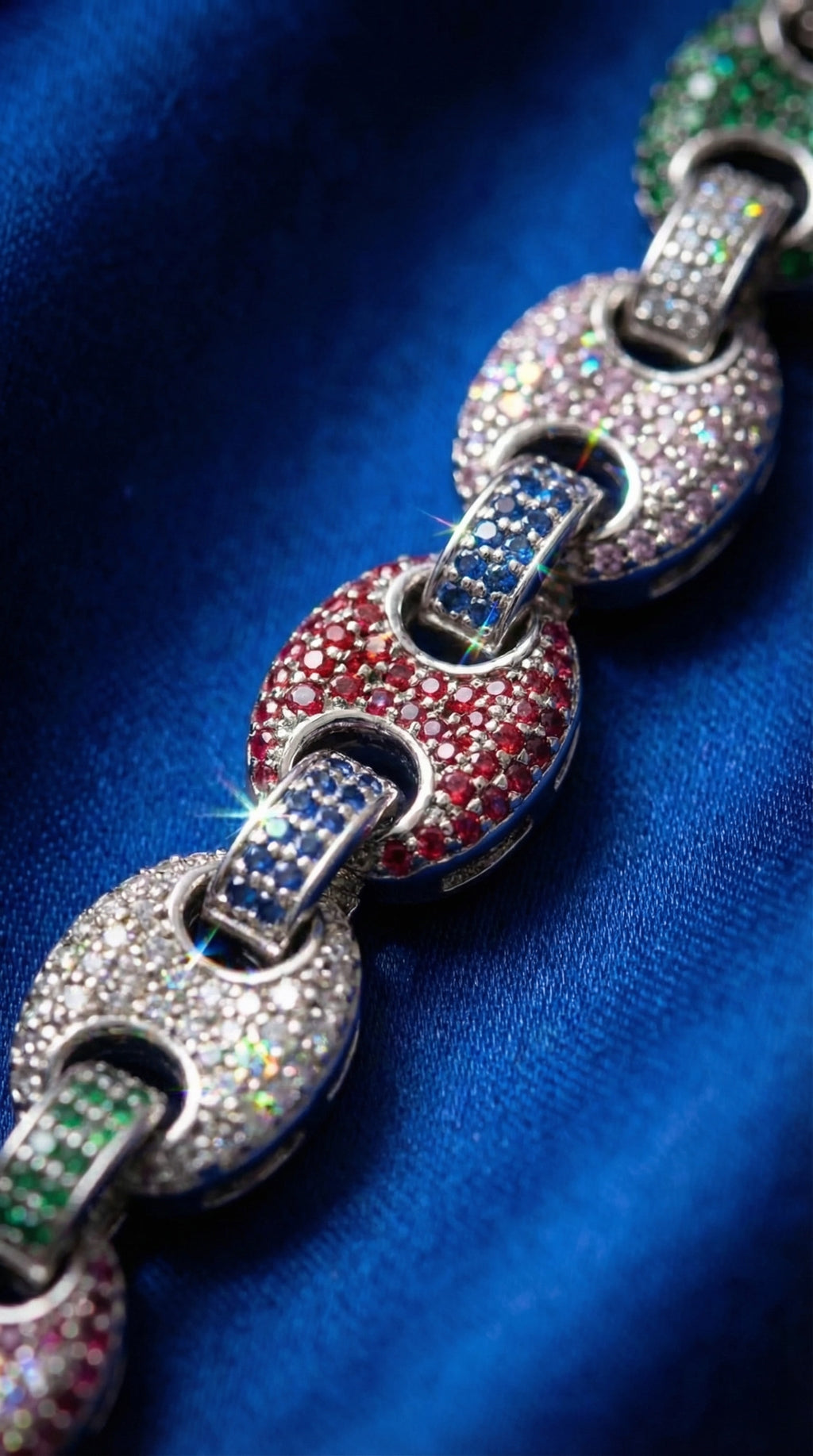 Gucci Colorful Necklace - Silver