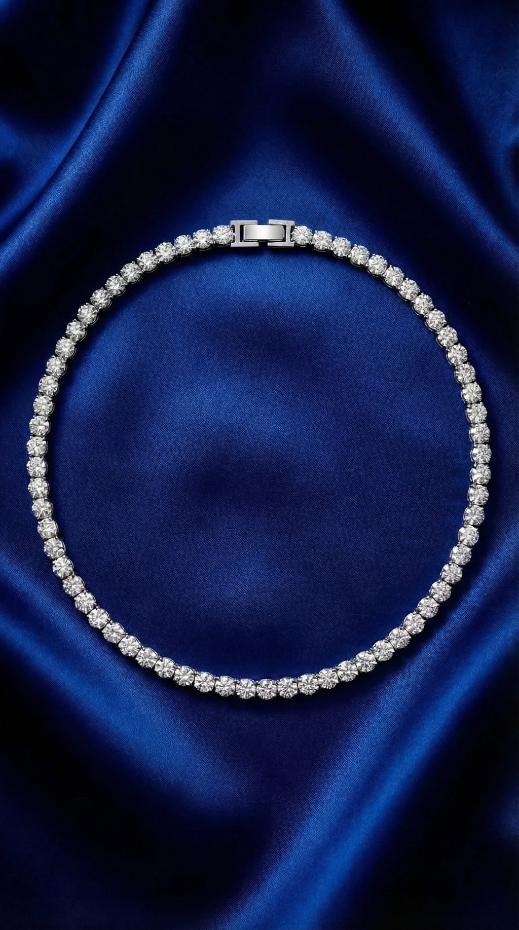 Tennis Necklace - Silver