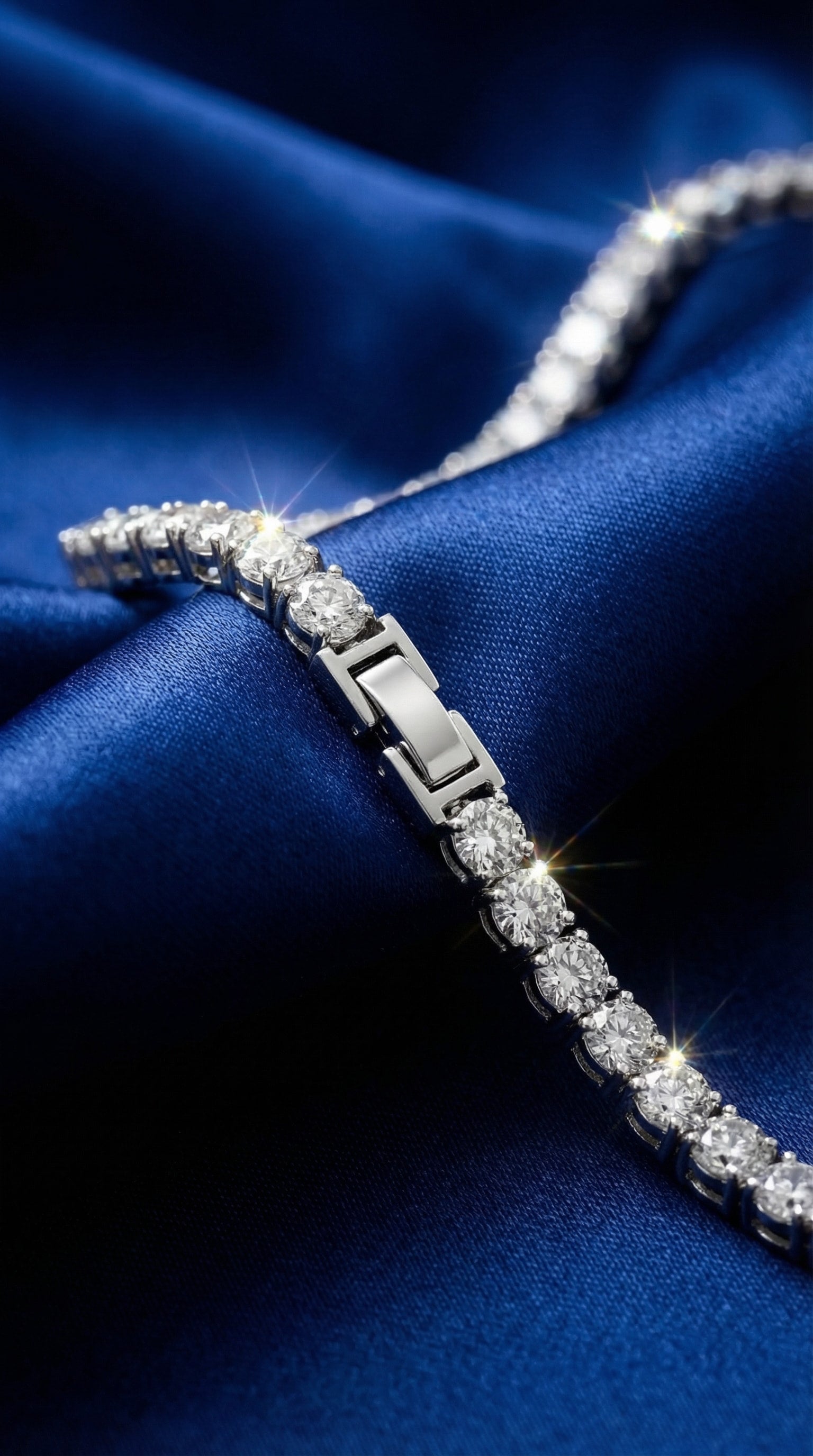 Tennis Necklace - Silver