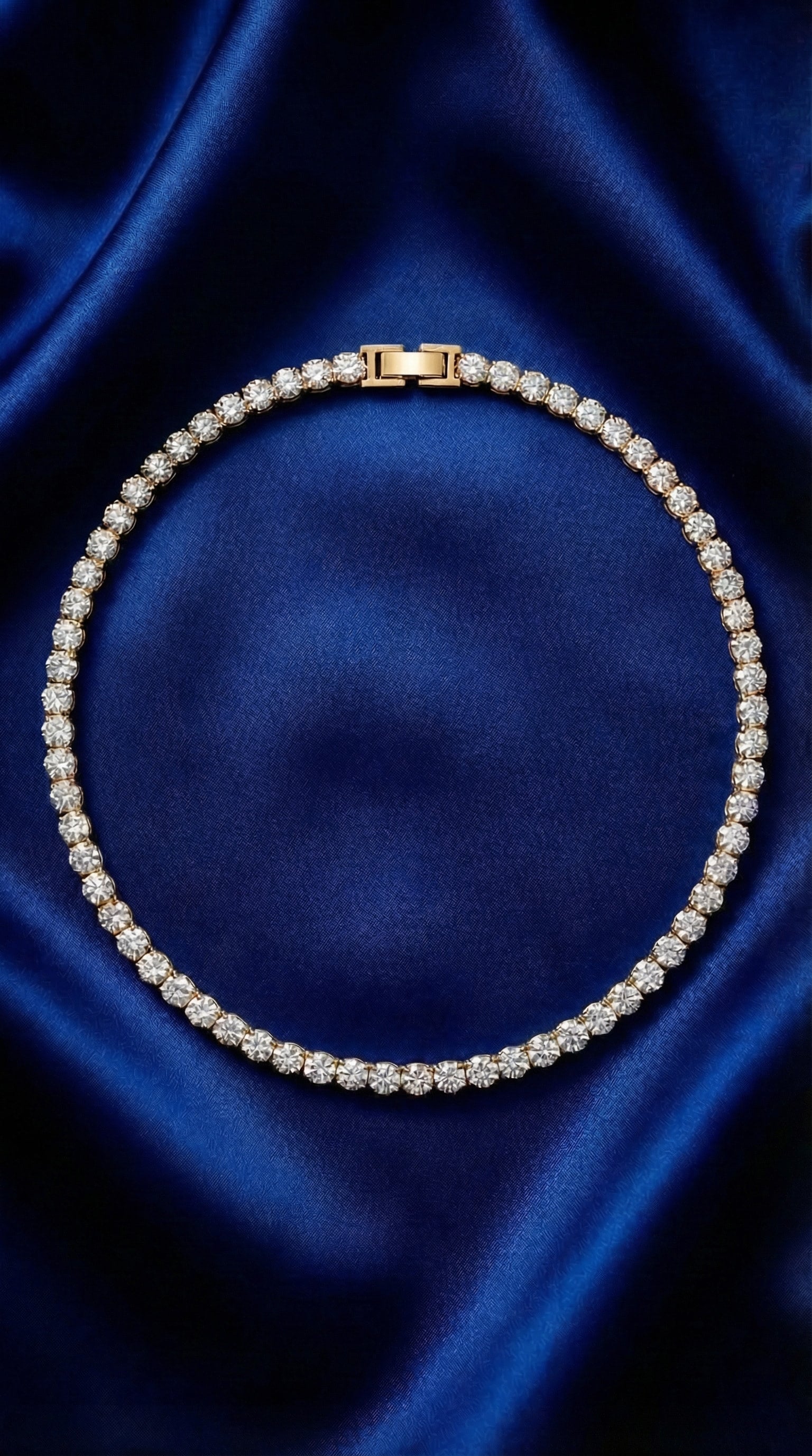 Tennis Necklace - Gold