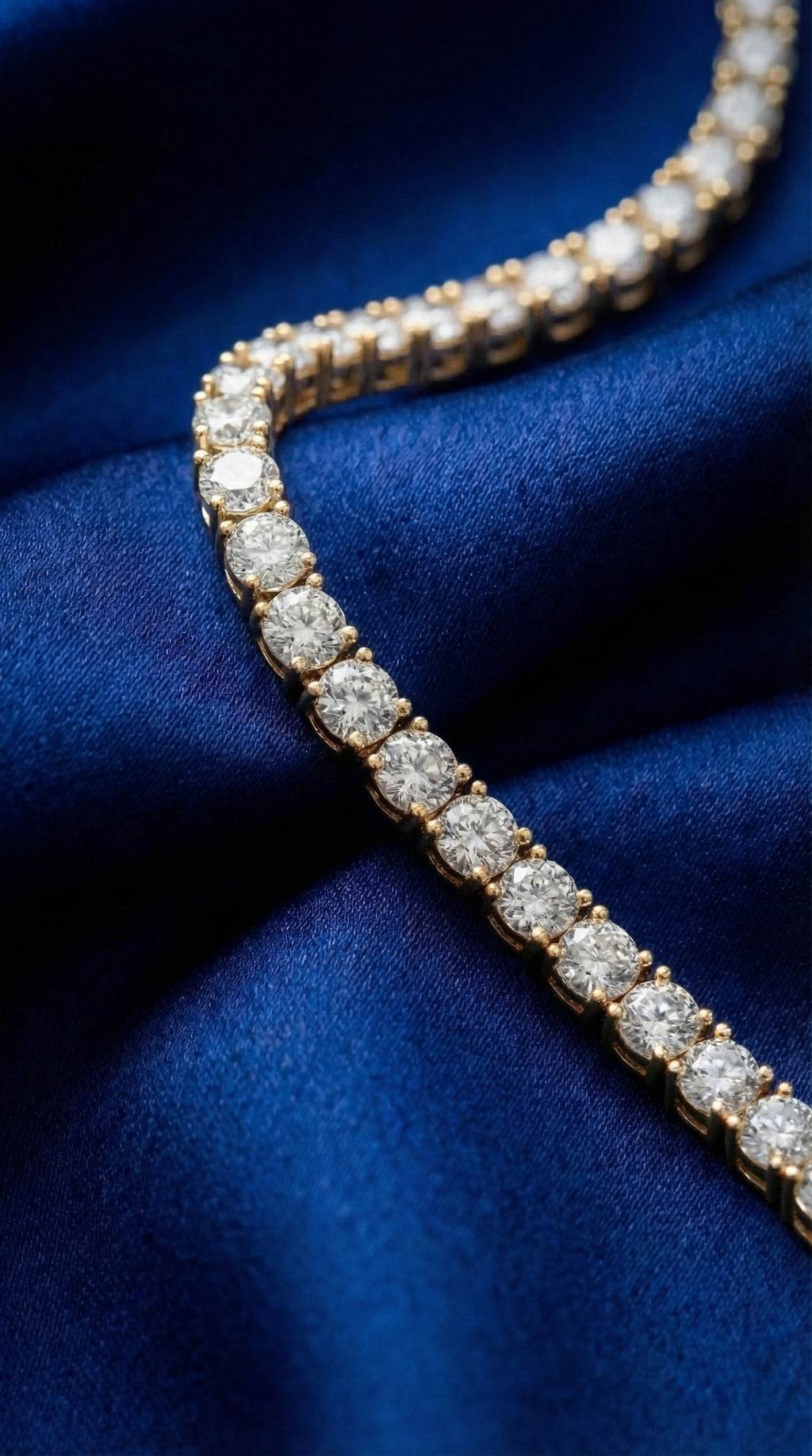 Tennis Necklace - Gold