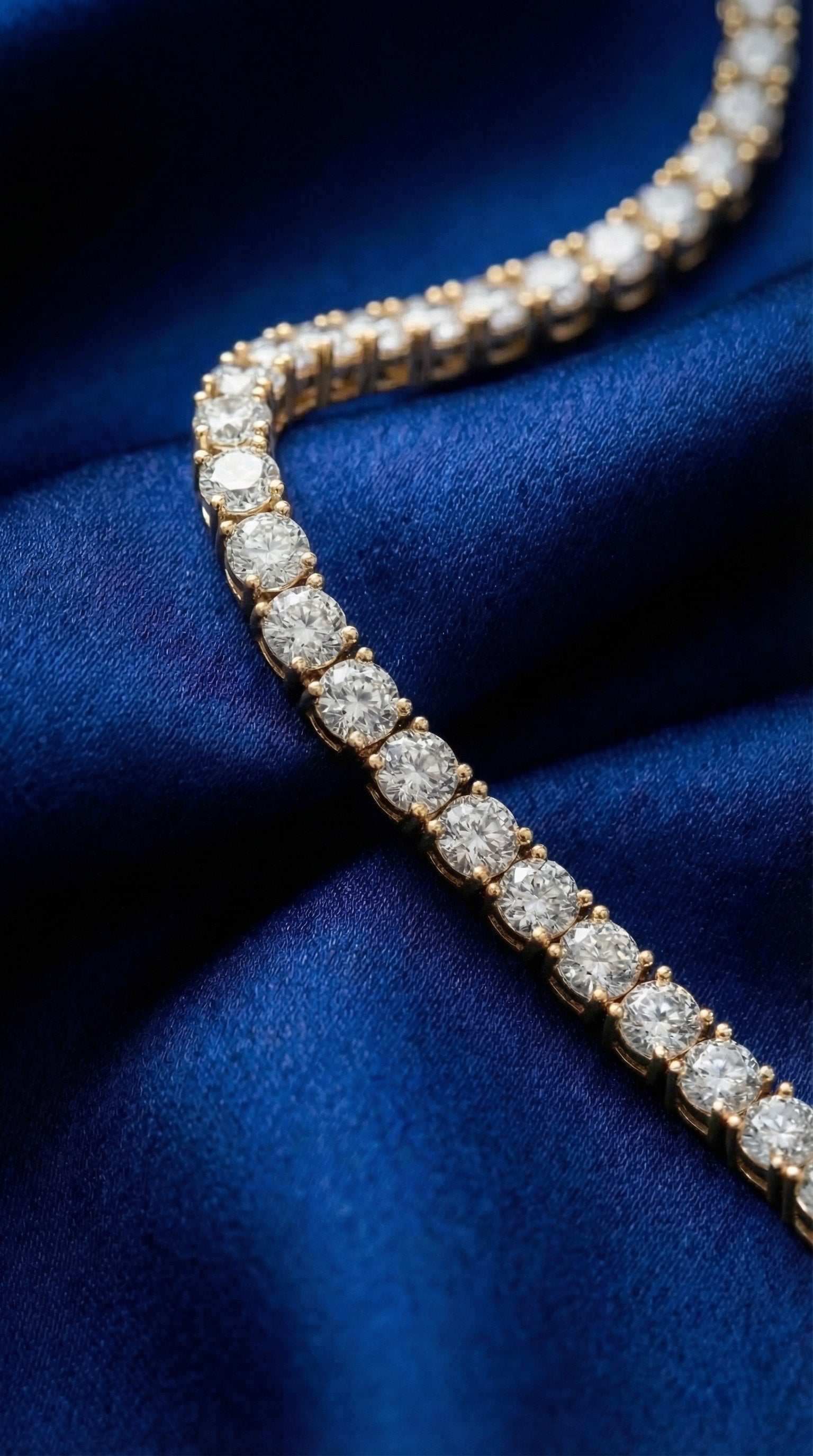 Tennis Necklace - Gold